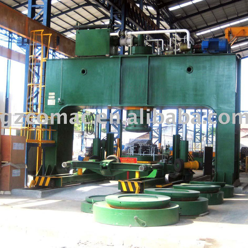 Press and flanging machine for End head
